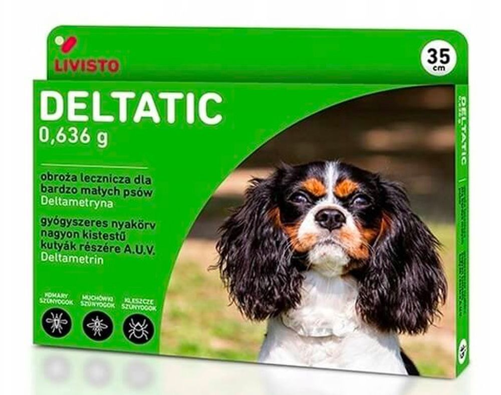 Deltatic 0.636 g Anti-tick collar for small dogs 35 cm - UKDorf