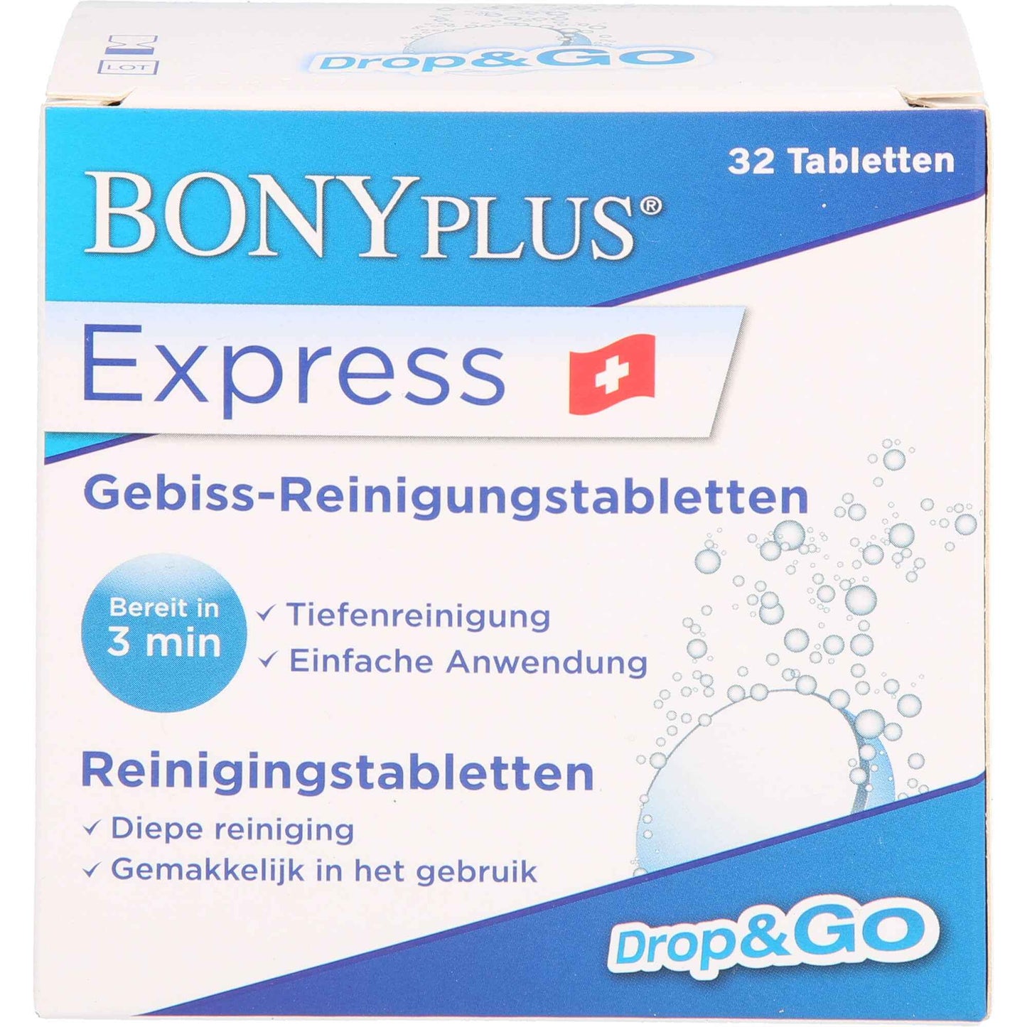 Denture cleaning tablets, effervescent cleansing tablets