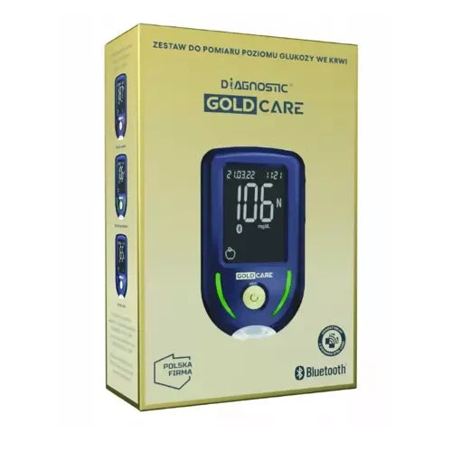 Diagnostic Gold Care Glucometer Set x 1 piece - UKDorf