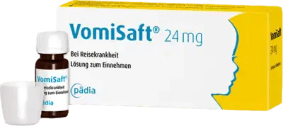 Dimenhydrinate, motion sickness, VOMISAFT 24 mg oral solution - UKDorf