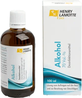 Disinfectant, ethanol, ALCOHOL 70% V/V Henry Lamotte - UKDorf