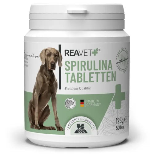Dogs REAVET Spirulina Tablets 500 tablets