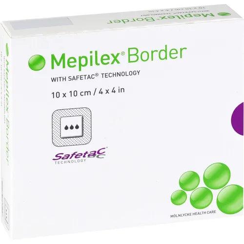 Dressing for chronic and acute wounds, MEPILEX Border foam dressing 10x10 cm - UKDorf