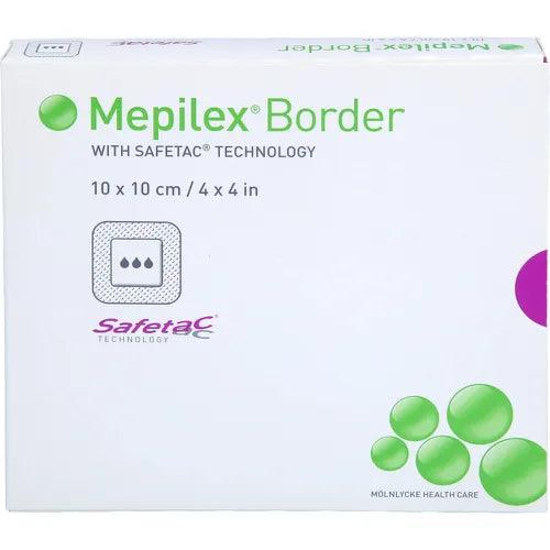 Dressing for chronic and acute wounds, MEPILEX Border foam dressing 10x10 cm - UKDorf