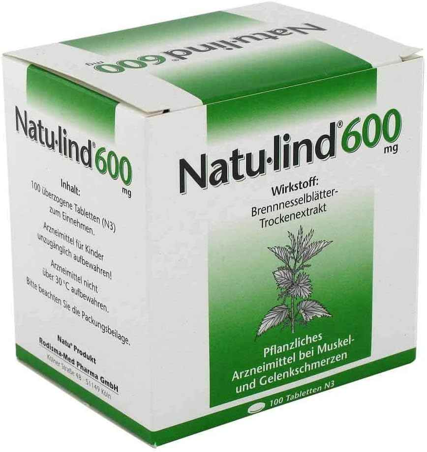 Dry extract of nettle leaves NATULIND 600 mg nutri capsules 100 pcs