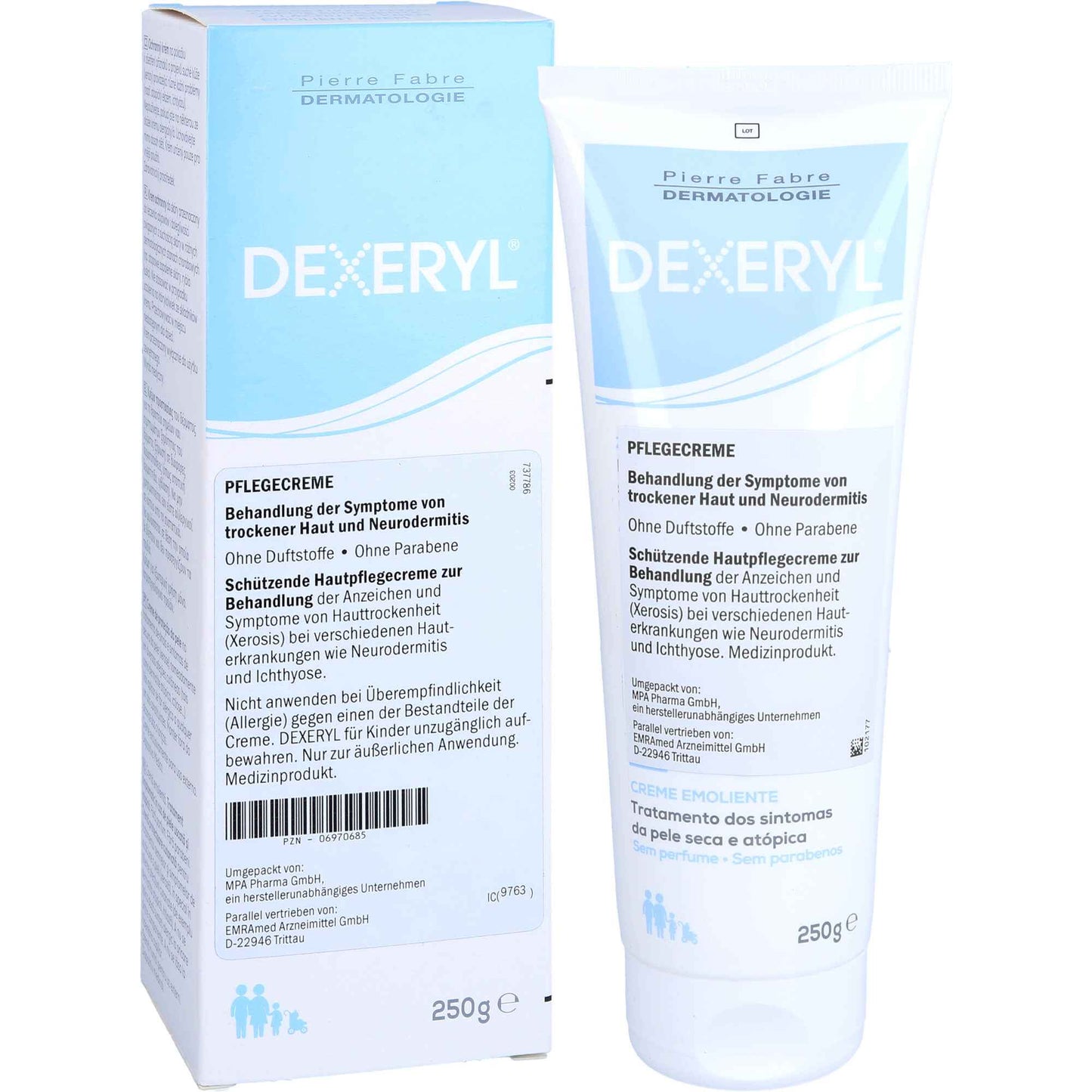 Dry or atopic skin, DEXERYL Cream