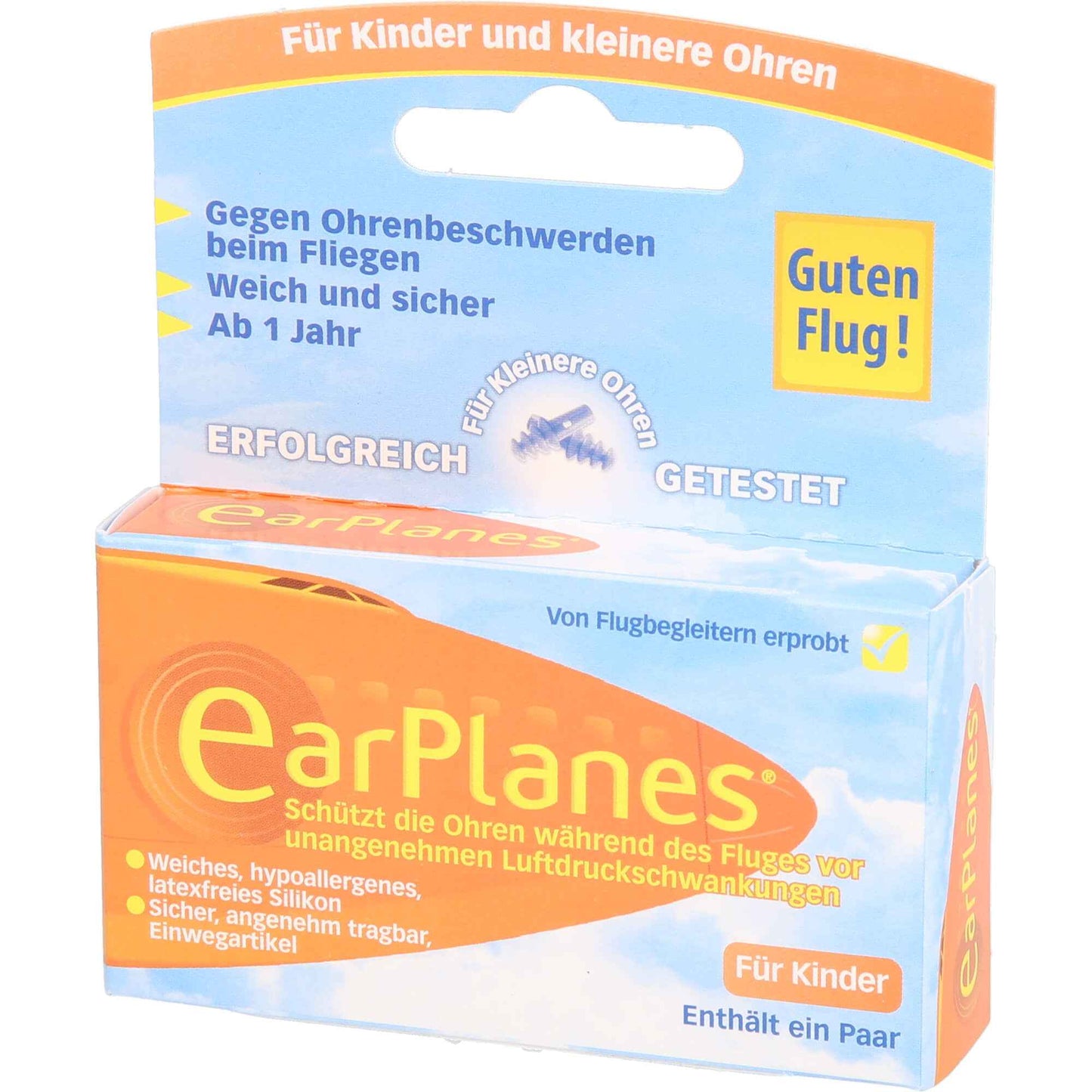 EARPLANES Child- Kind earplugs, EarPlanes® earplugs for children