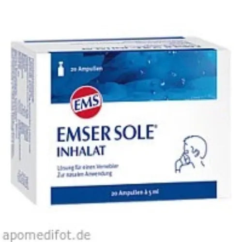 EMSER Salt Inhalation Solution Nebulizer 20 pcs