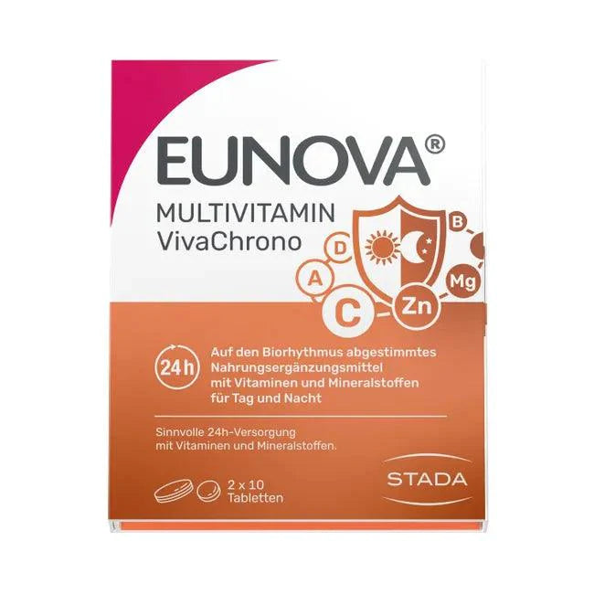 EUNOVA VivaChrono 24-hour supply of selected vitamins and minerals - UKDorf