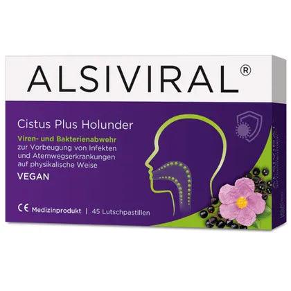 Elderberry extract, ALSIVIRAL Cistus Plus elderberry lozenges - UKDorf