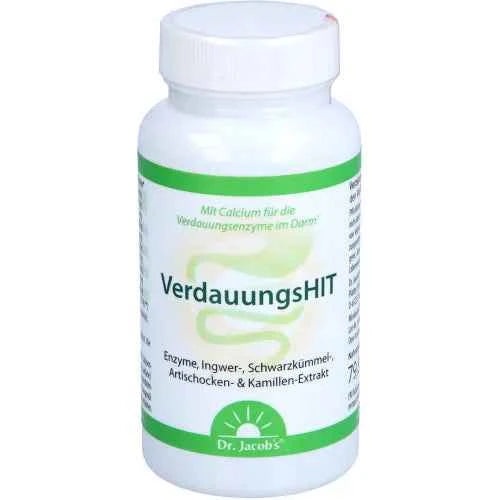 Enzyme complex of amylase, protease, lipase, cellulase, lactase, DIGESTIVE HIT Tablets Dr.Jacob's