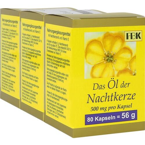 Evening primrose oil capsules Pharma 500 mg and vitamin E