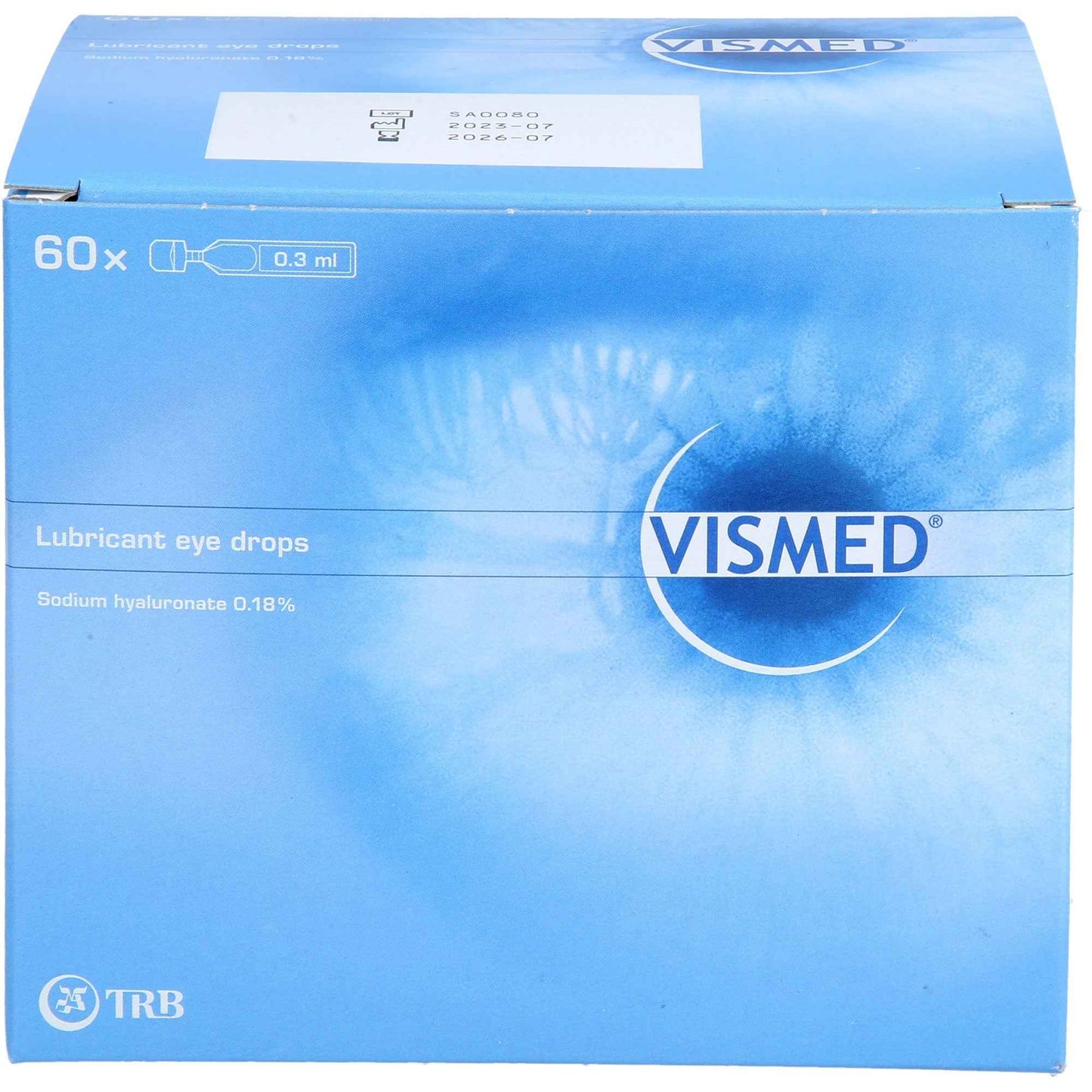 Eye drops for dry eyes, VISMED single doses