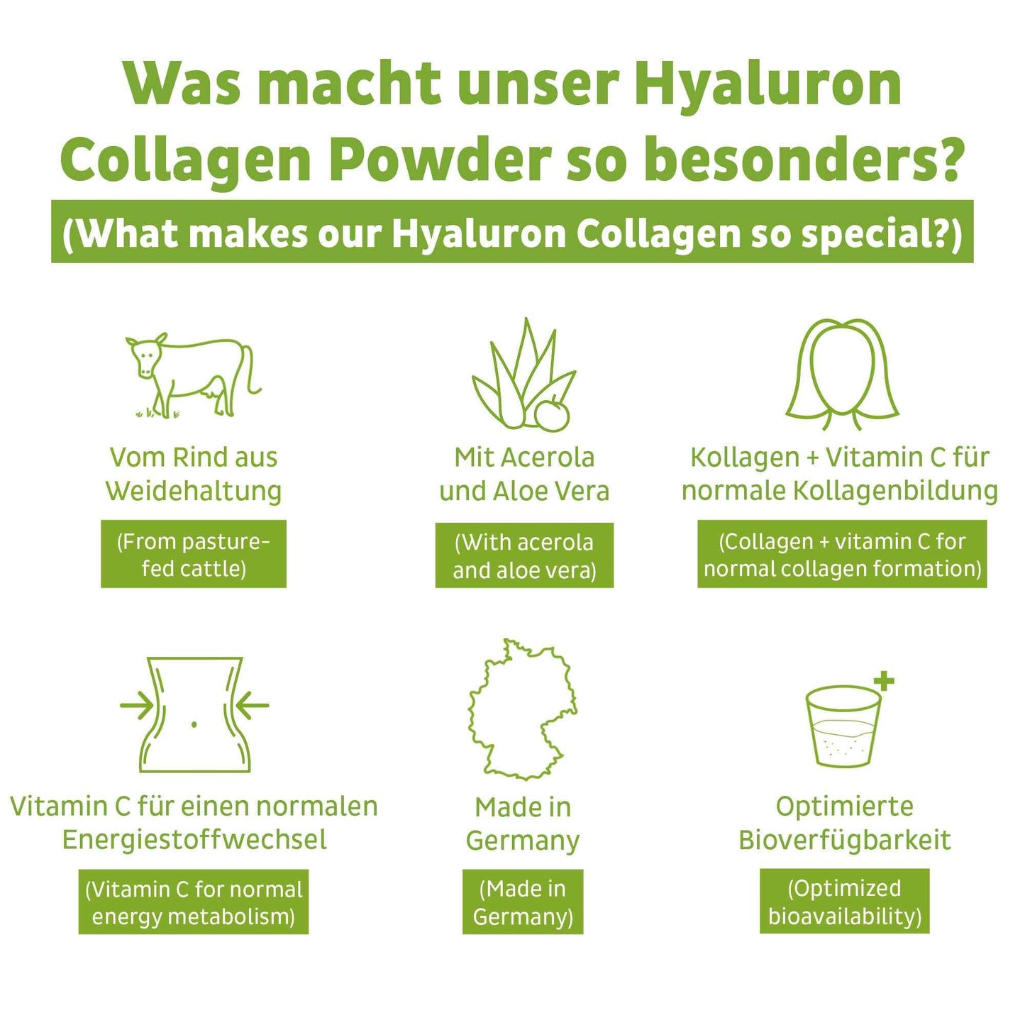 FAIRNATURAL Collagen Hyaluron+Vitamin C powder