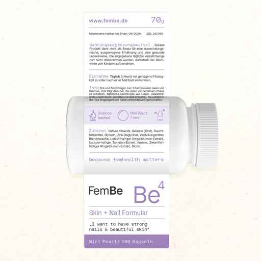 FEMBE Be4 Skin+Nail Formula Soft Capsules