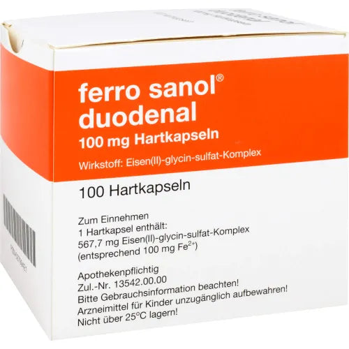 FERRO SANOL duodenal hard capsules with coated pell. 100 pc