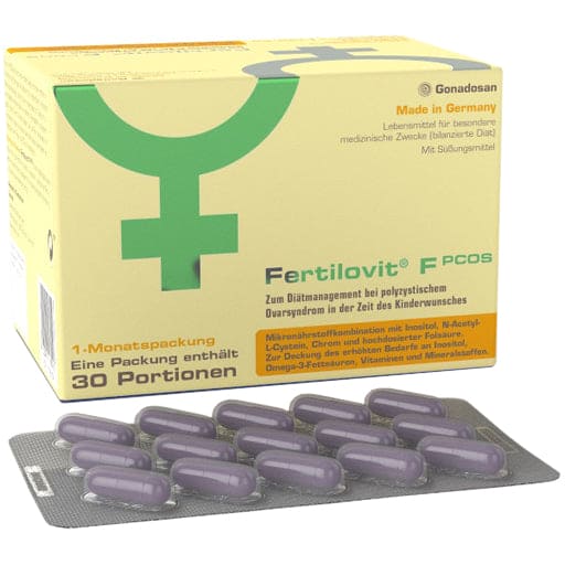 FERTILOVIT F PCOS 60 capsules + 30 powder sticks - UKDorf