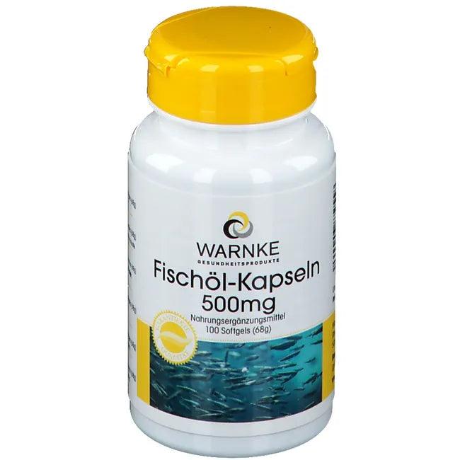 FISH OIL CAPSULES Omega 3 500 mg - UKDorf