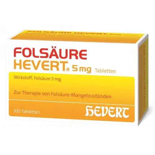 FOLIC ACID HEVERT 5 mg tablets 100 pcs