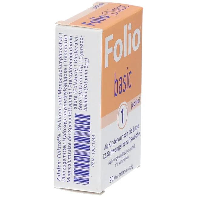 FOLIO 1 basic iodine-free film-coated tablets - UKDorf