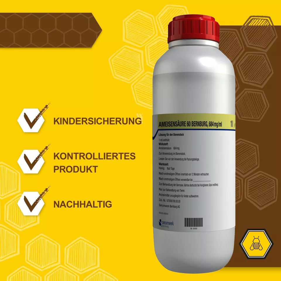 FORMIC ACID beekeeping, Varroa treatment - UKDorf