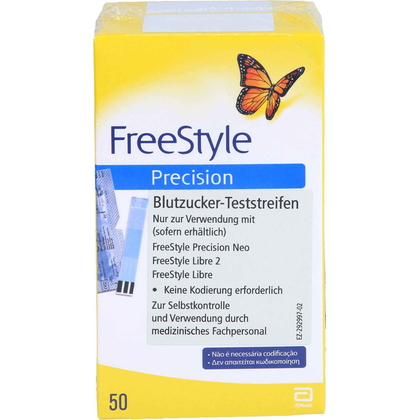 FREESTYLE Precision Blood Glucose Test Strip Coding
