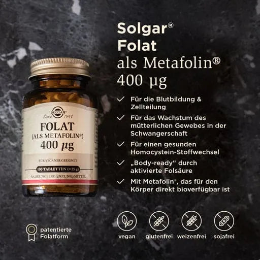 Folate Metafolin 400 µg tablets - UKDorf