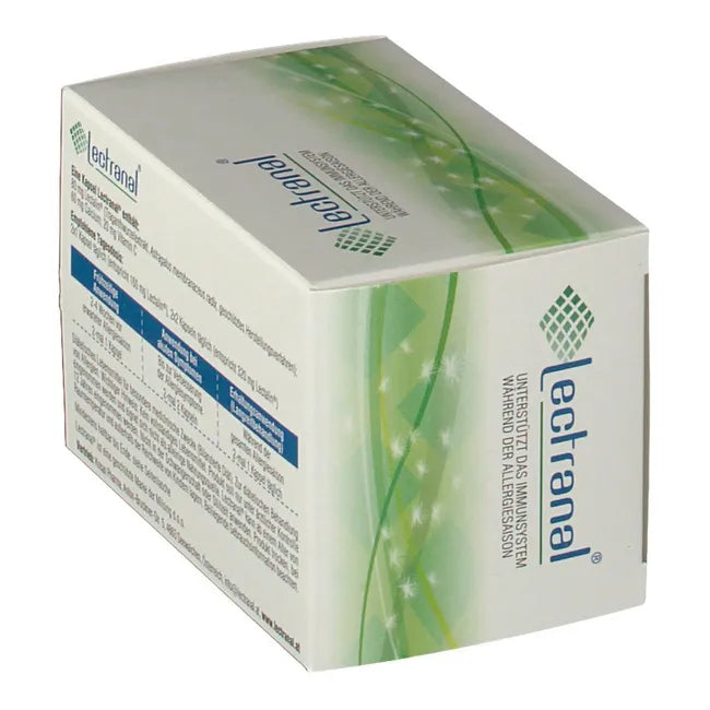 For the dietary treatment of allergies, LECTRANAL capsules