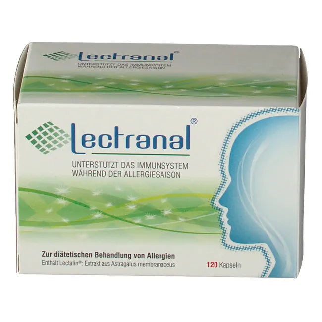 For the dietary treatment of allergies, LECTRANAL capsules