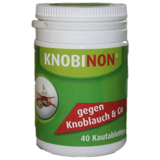 Fresh breath after eating garlic, onions, alcohol, KNOBINON Chewable Tablets Tin - UKDorf