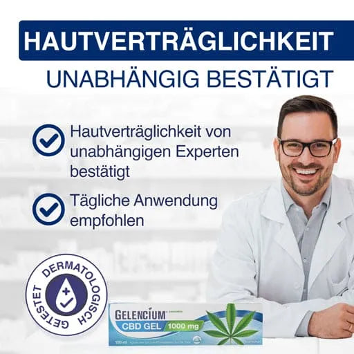 GELENCIUM Cannabis CBD Gel cooling tube - UKDorf
