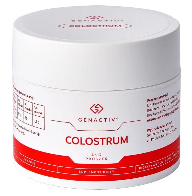 GENACTIV Colostrum powder 45 g - UKDorf