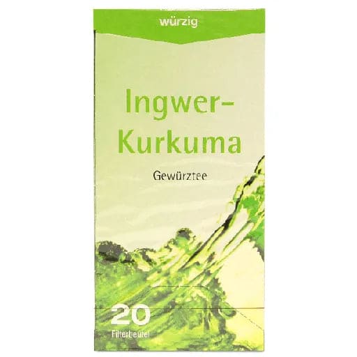 GINGER-TURMERIC spice tea filter bags - UKDorf