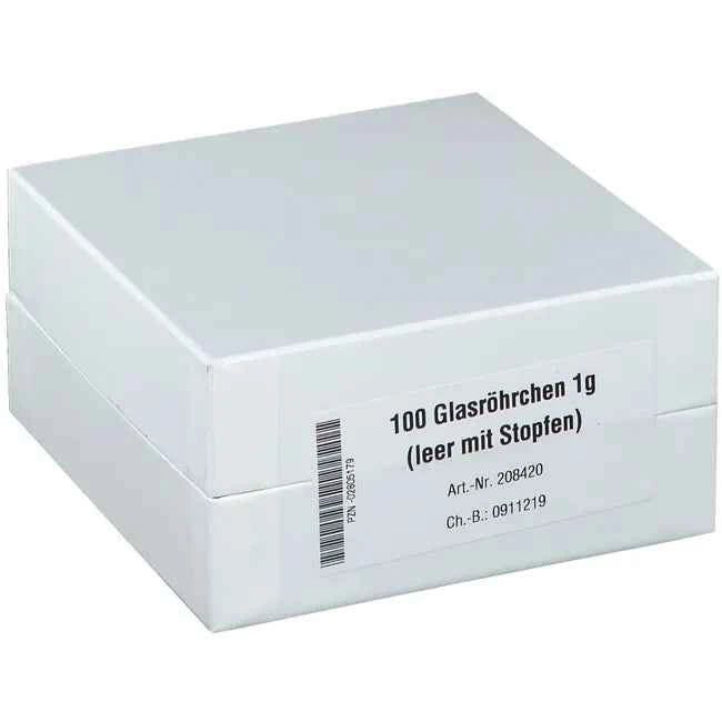 GLASS TUBES for pocket pharmacy