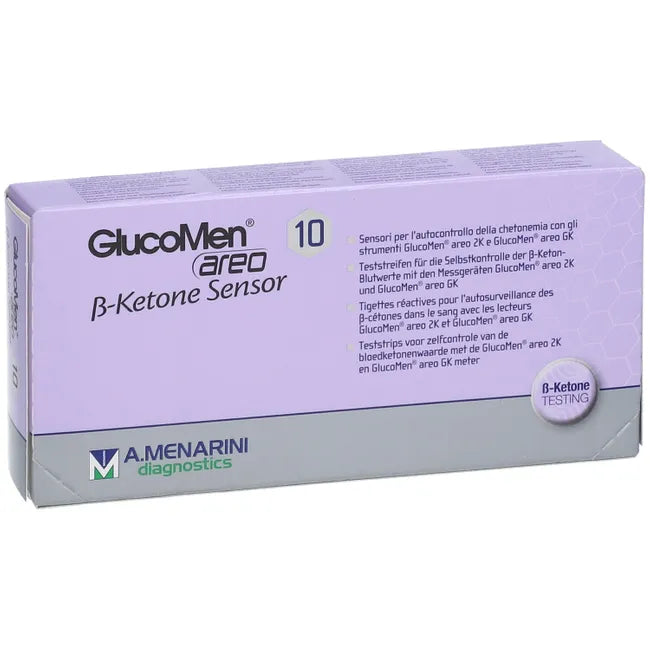 GLUCOMEN areo 2K ß-Ketone Sensor Test Strips - UKDorf