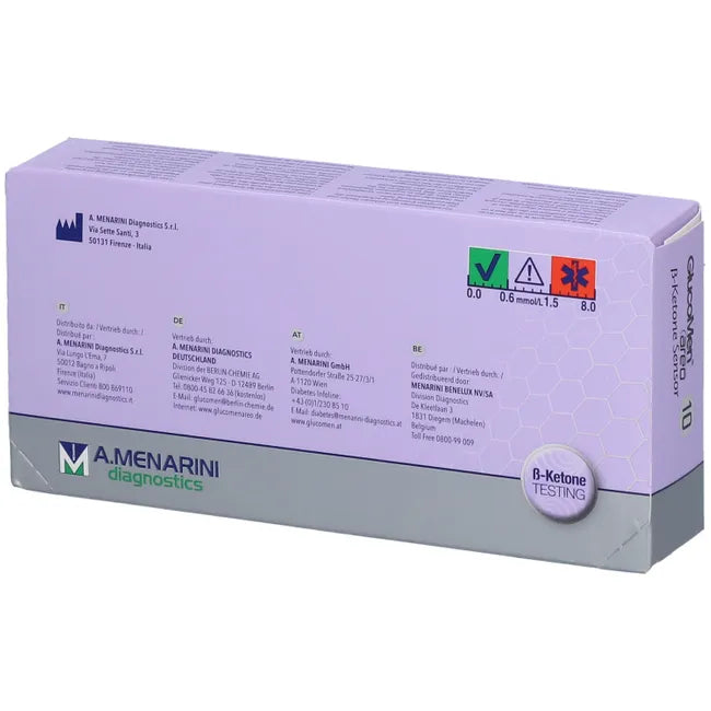 GLUCOMEN areo 2K ß-Ketone Sensor Test Strips - UKDorf