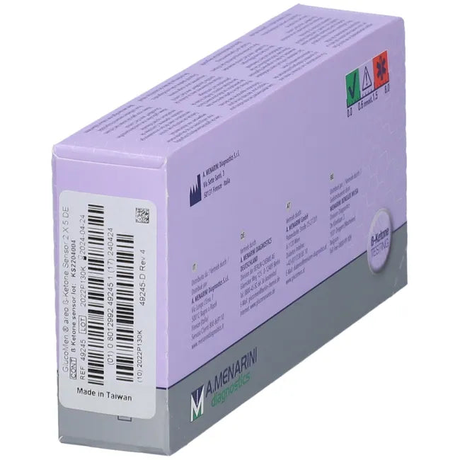 GLUCOMEN areo 2K ß-Ketone Sensor Test Strips - UKDorf
