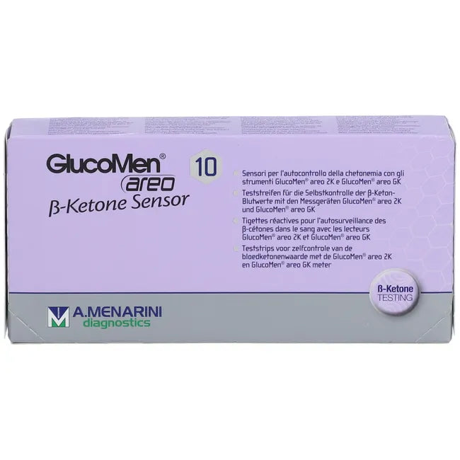 GLUCOMEN areo 2K ß-Ketone Sensor Test Strips - UKDorf