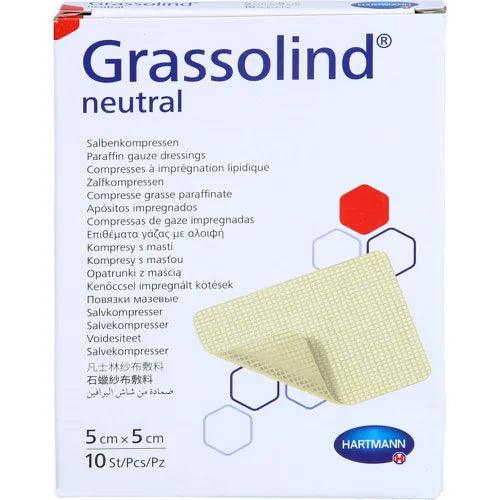 GRASSOLIND ointment compresses 5x5 cm sterile - UKDorf
