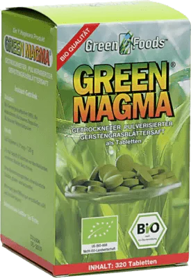 GREEN MAGMA, barley grass extract tablets - UKDorf