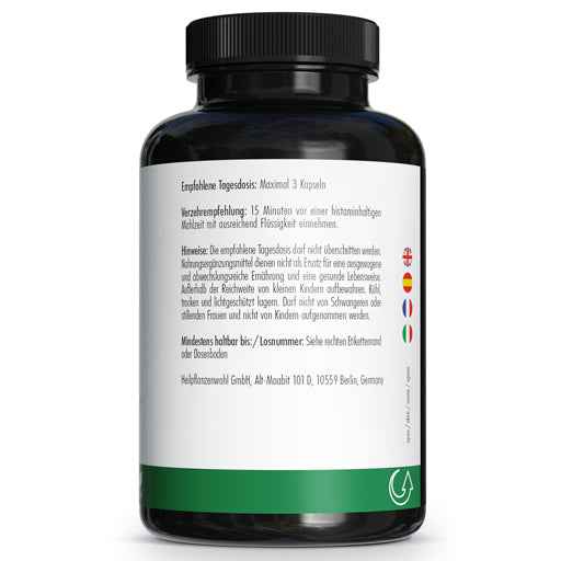 GREEN NATURALS DAO 100mg veg. for histamine reduction