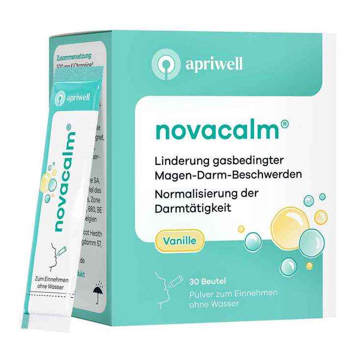 Gas relief, Novacalm vanilla sachets
