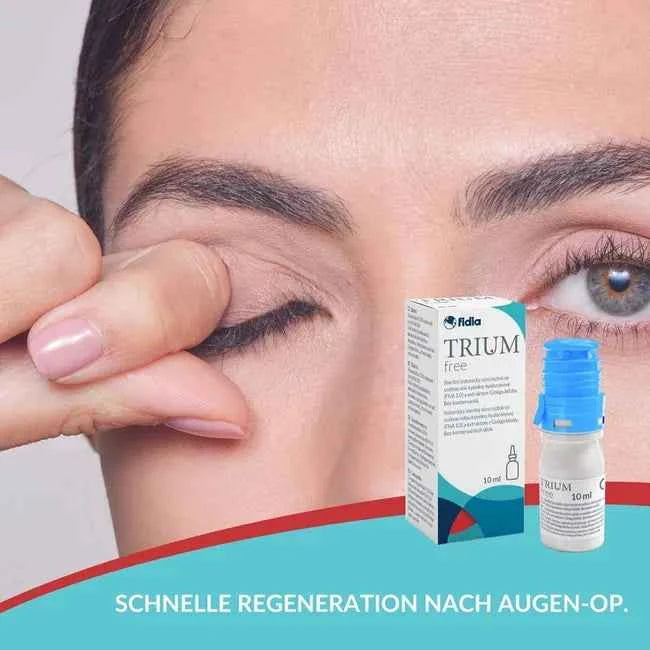 Ginkgo biloba eye drops, TRIUM free eye drops