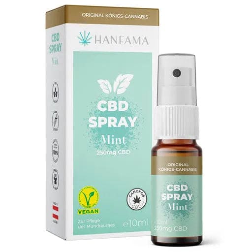 HANFAMA 2.5% CBD Mouth Spray Mint exclusive - UKDorf