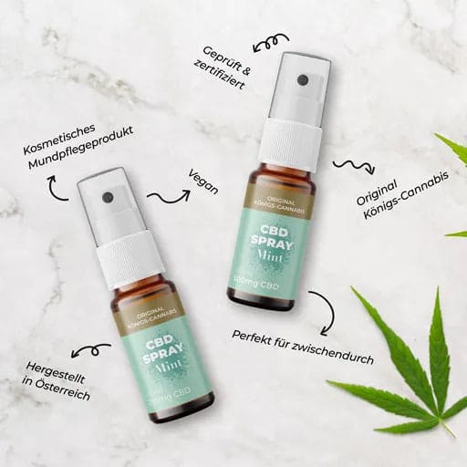 HANFAMA 2.5% CBD Mouth Spray Mint exclusive - UKDorf