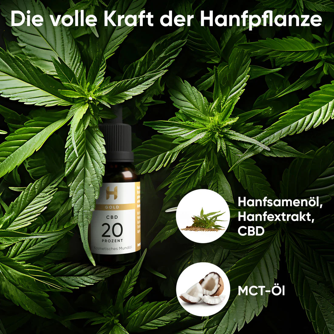 HEMPAMED CBD Gold Mouth Oil 20% - UKDorf