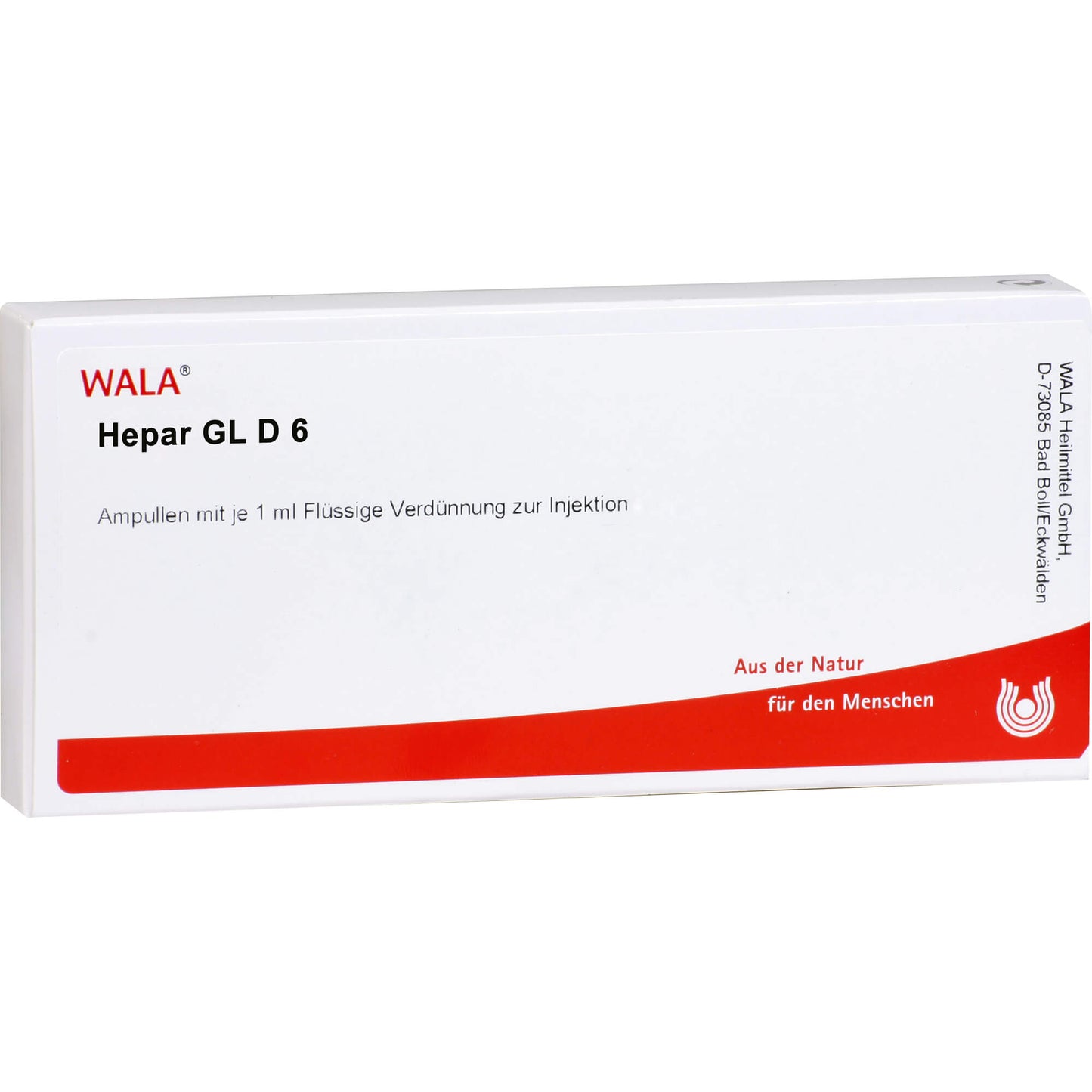 HEPAR GL D 6 ampoules