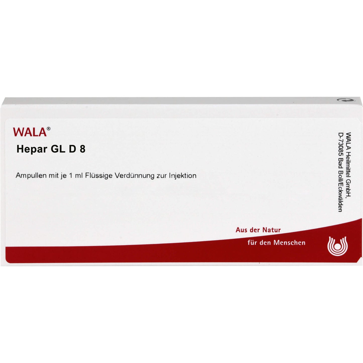 HEPAR GL D 8 ampoules