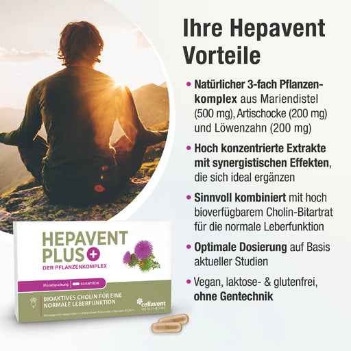 HEPAVENT Plus Liver Choline Milk Thistle. Artichoke