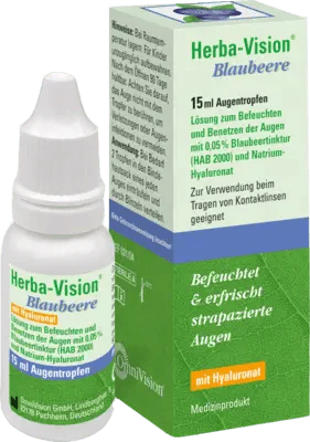 HERBA-VISION blueberry eye drops - UKDorf